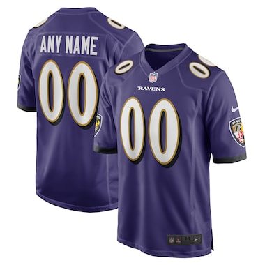  Nike Purple Custom Game Jersey