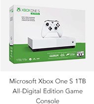 Shop Microsoft Xbox One S 1TB All-Digital Edition Game Console