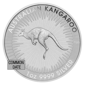 1 oz Australian Silver Kangaroo Coin (Common Date)