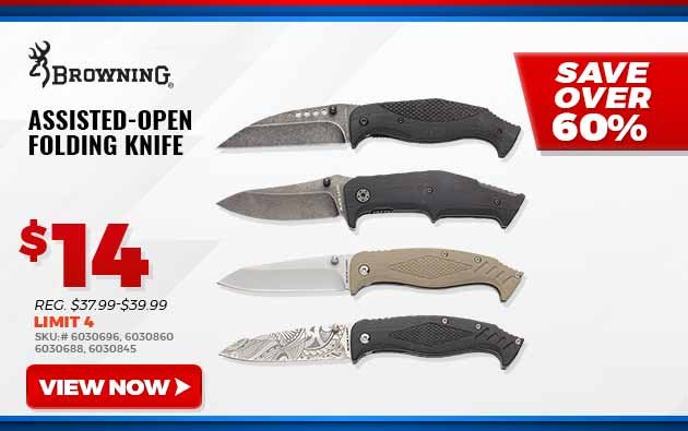 Browning Assisted-Open Clip Folding Knife