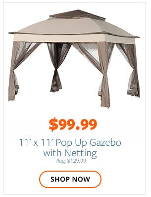 $99.99 Pop Up Gazebo