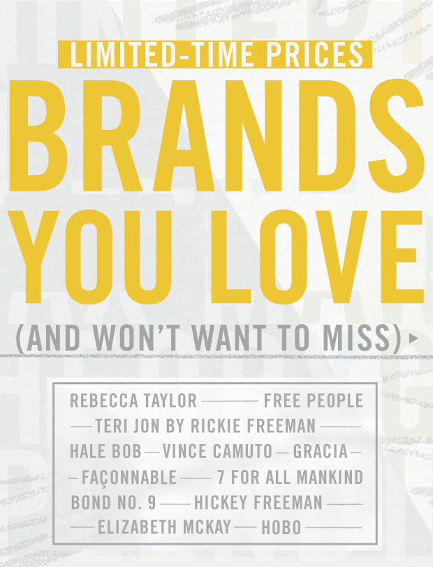 These brands. 😍 Limited-time prices. 😍😍😍