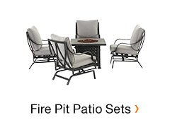 FIRE PIT PATIO SETS