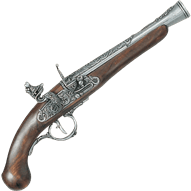 18th Century German Pistol Pewter