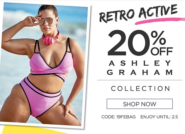 Retro Active 20% Off Ashley Graham Collection - Shop Now