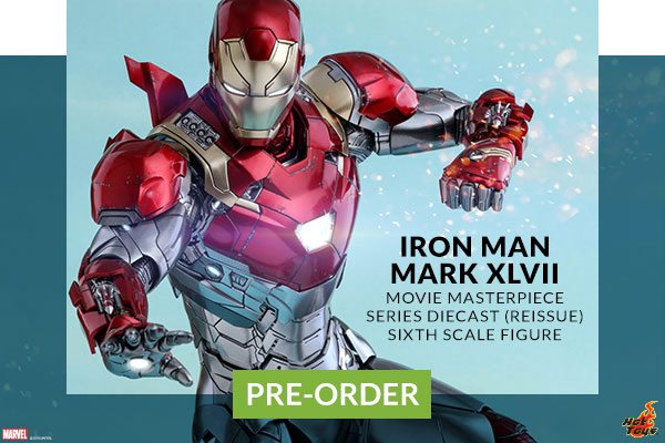 Iron Man Mark XLVII Sixth Scale Collectible Figure - Movie Masterpiece Series Diecast (Reissue) - (Hot Toys)