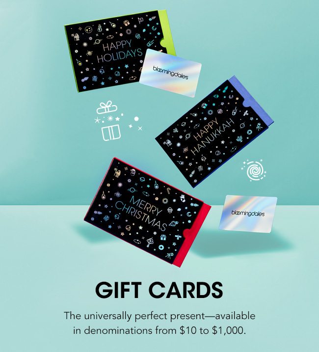 GIFT CARDS