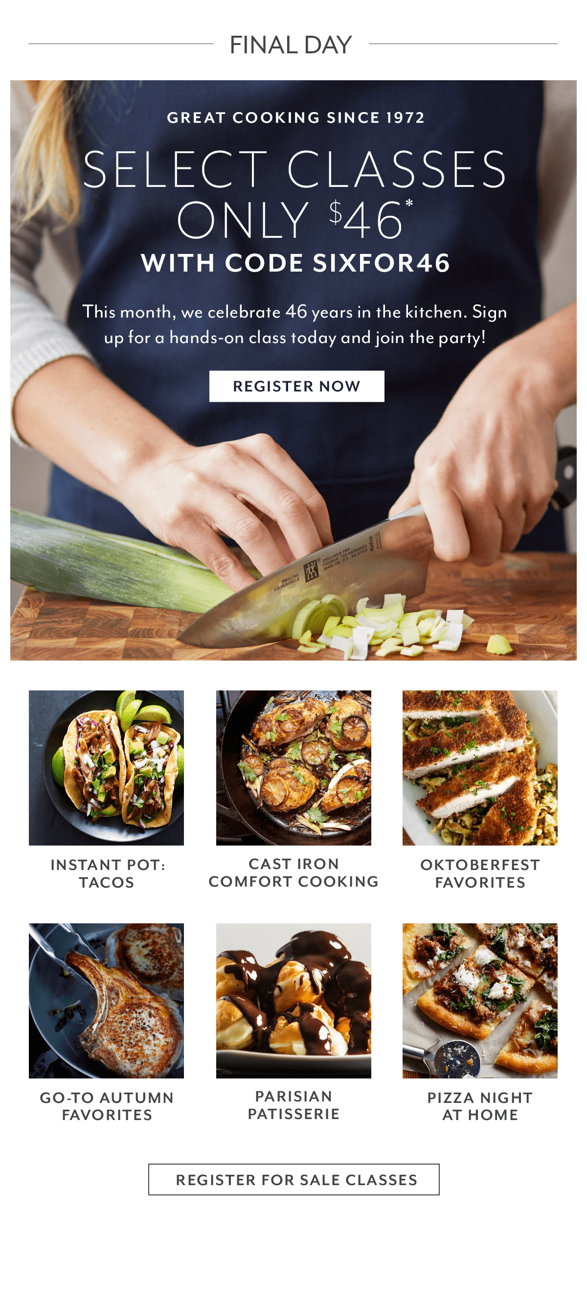 Cooking Classes