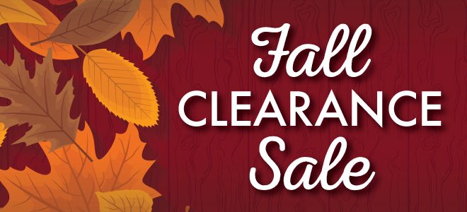 Shop Fall Clearance Sale!