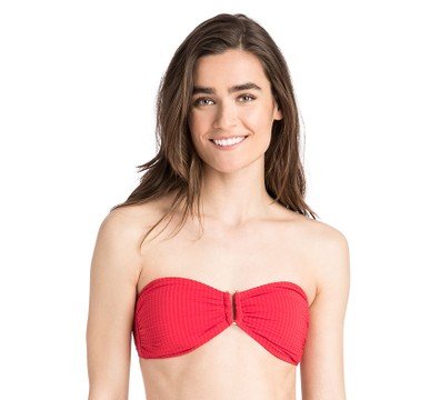 Seersucker Bandeau Top