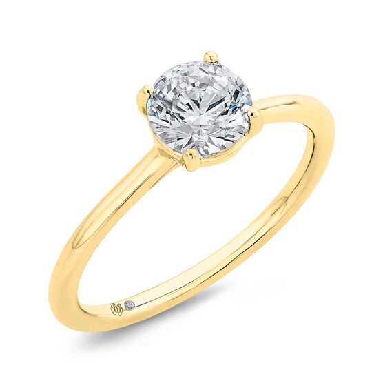 Bella Ponte Ikuma Canadian Diamond "The Whisper" Engagement Ring In 14K Yellow Gold