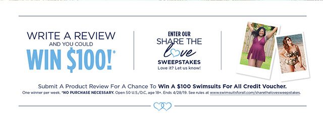 Enter Our Share The Love Sweepstakes