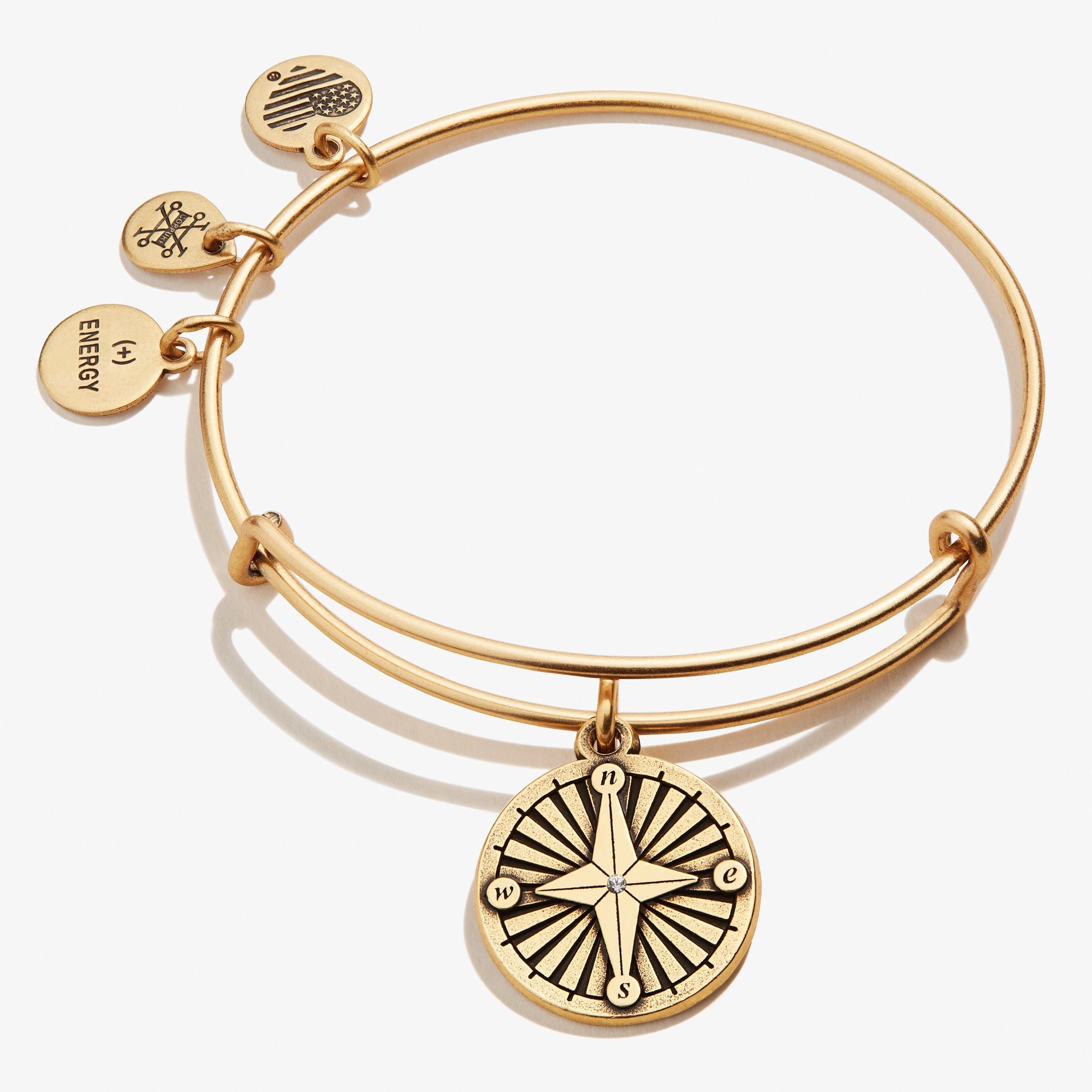 Compass Charm Bangle