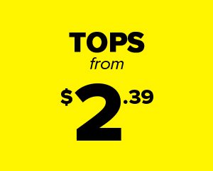 Tops from $2.39