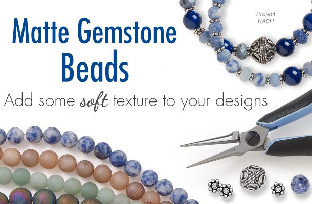 Matte Gemstone Beads