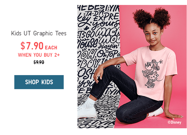 KIDS UT GRAPHIC TEES $7.90 EACH WHEN YOU BUY 2+ - SHOP KIDS