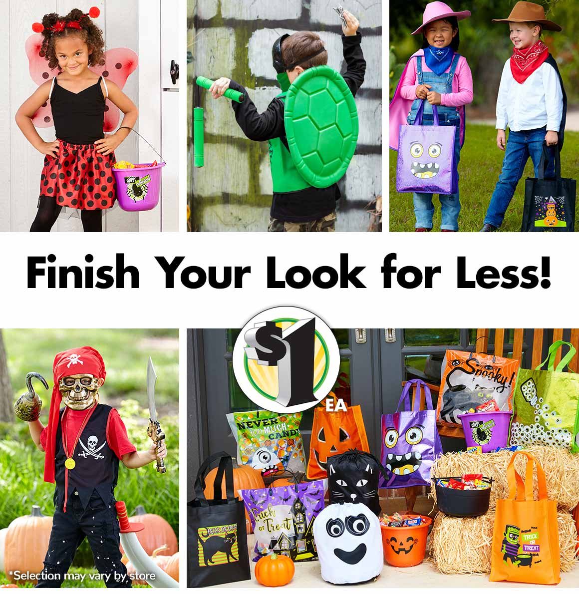 In Stores Now: Costume Accessories & Halloween Candy Bags