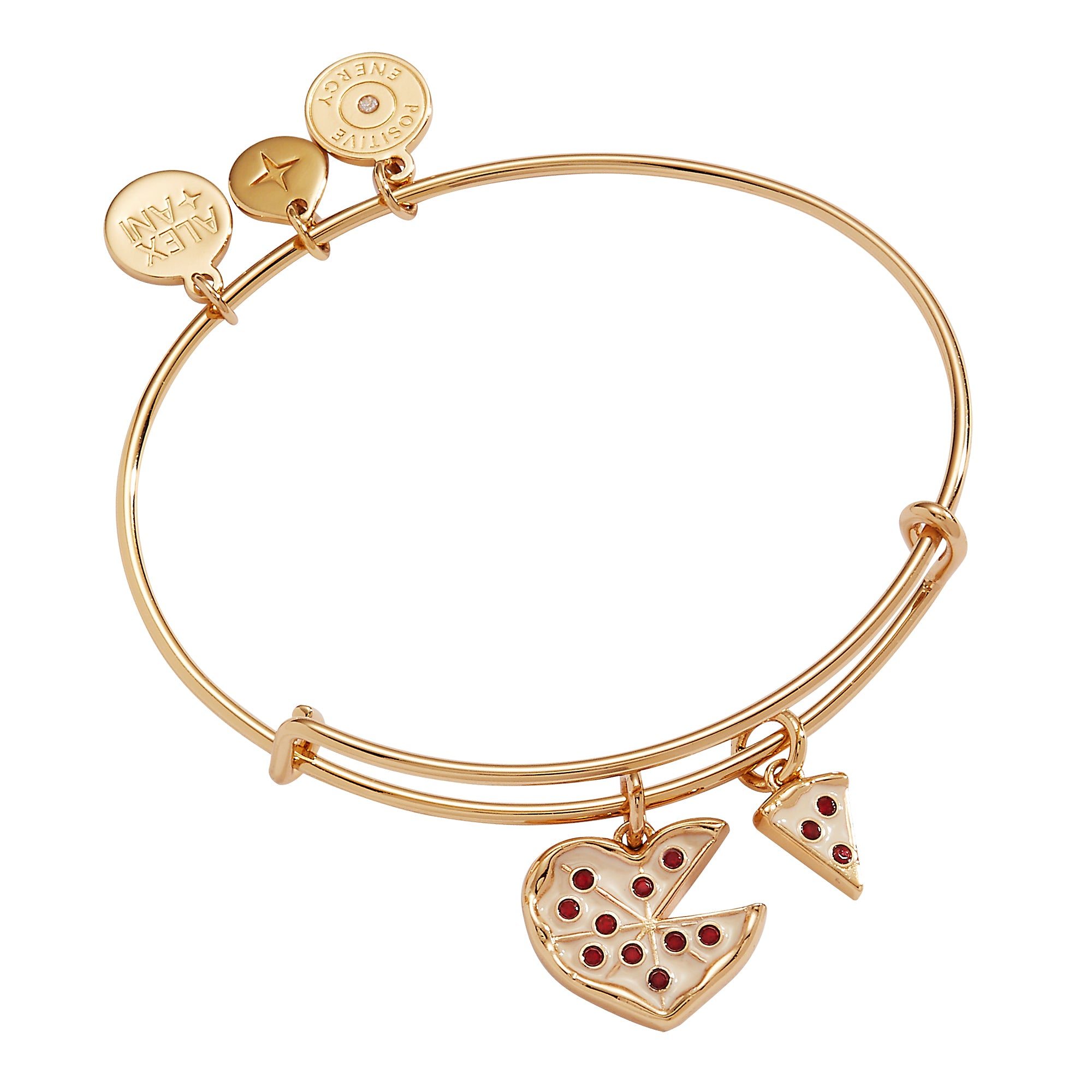 Image of Pizza My Heart Multi Charm Bangle