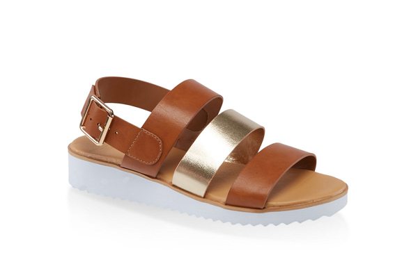 3 Band Buckle Sandals