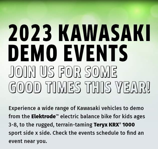 2023 Kawasaki Demo Events Coming to a City Near You