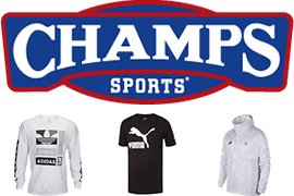 Champs Sports Tiered Coupons: 15% off $75, $20 off $120 Orders (Certain Exclusions Apply)