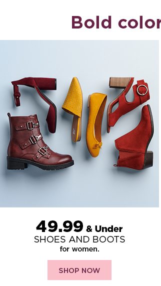$49.99 and under shoes and boots for women. shop now.