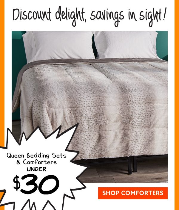 Queen Bedding Sets &Comforters under $30