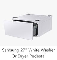 Shop Samsung 27 White Washer Or Dryer Pedestal