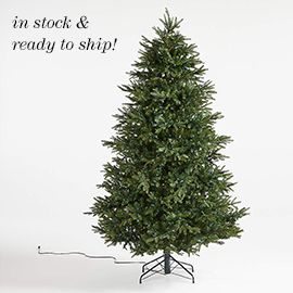 Faux Alaskan Spruce Pre-Lit LED Christmas Tree 7.5”