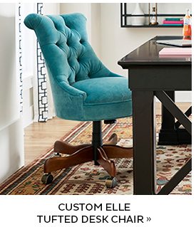 Custom Elle Tufted Desk Chair