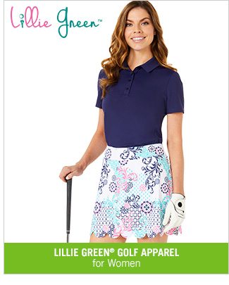 Shop Lillie Green Golf Apparel for Women