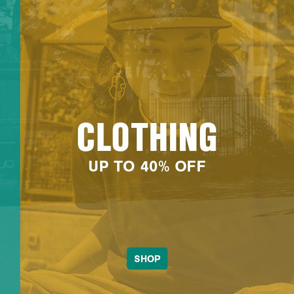 Shop Clothing Up to 40% Off