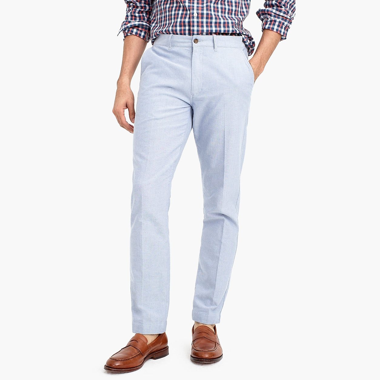 Sutton straight-fit pant in Oxford cloth