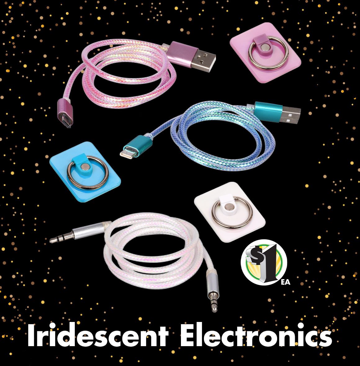 Shop $1 Iridescent Electronics!