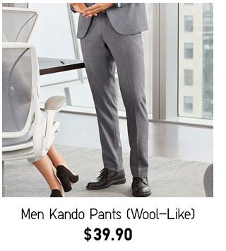 MEN KANDO PANTS (WOOL-LIKE) - SHOP NOW