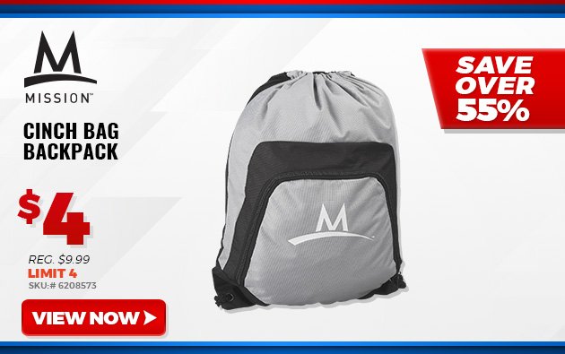 MISSION Cinch Bag Backpack