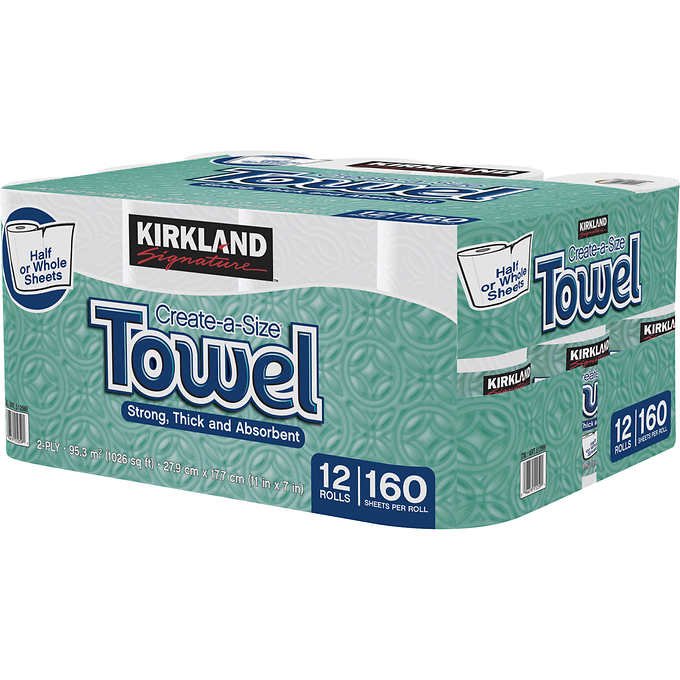 Kirkland Signature Paper Towels, 12-count