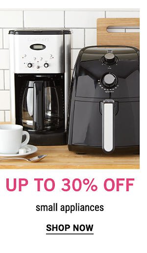 up to 30% off small appliances