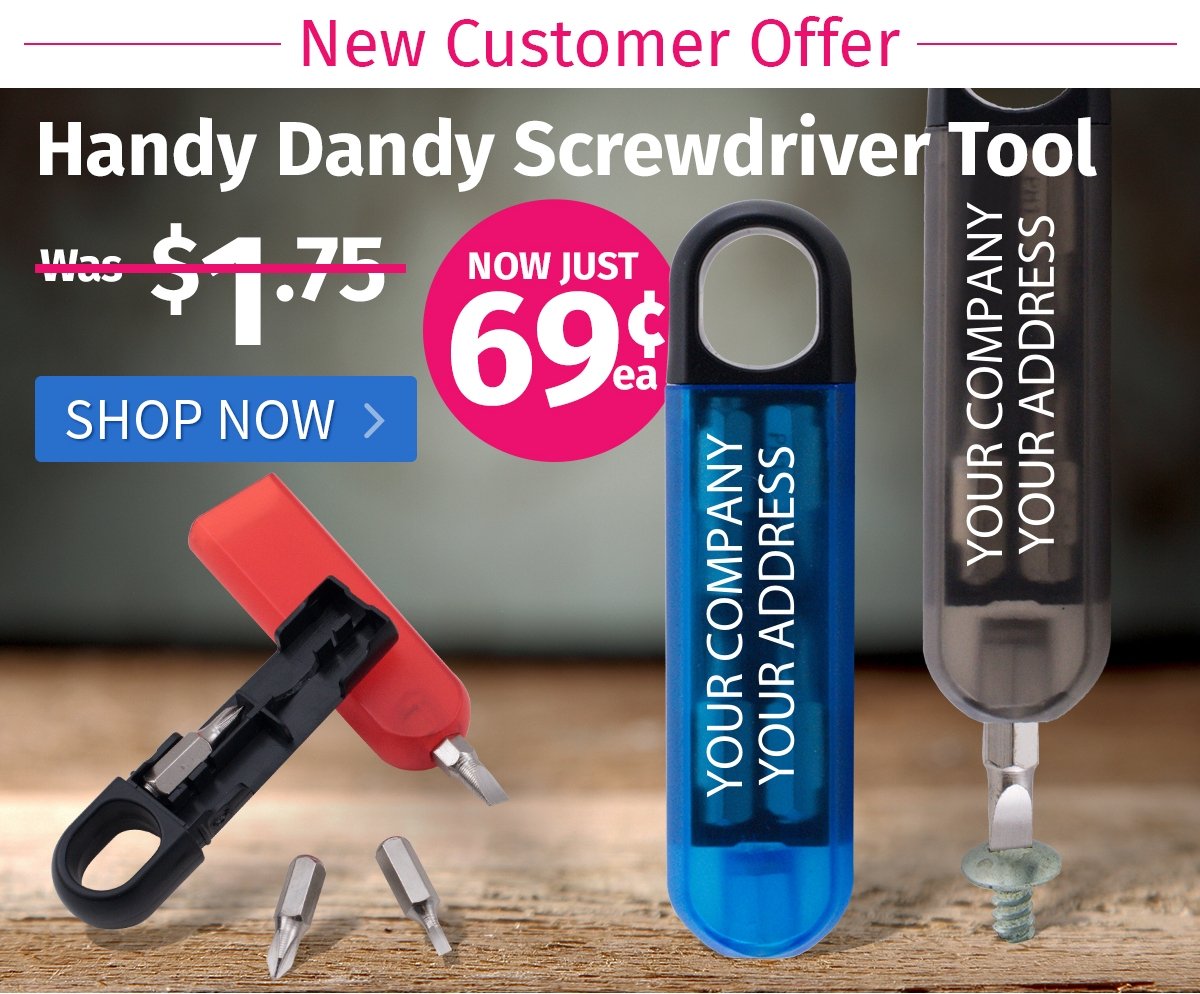 Handy Dandy Screwdriver Tool for only 69¢ each!