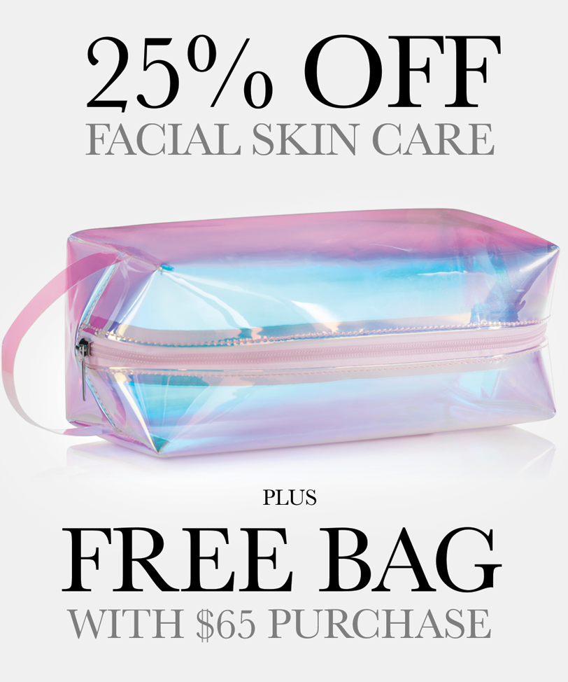 25% Off All Facial Skincare!