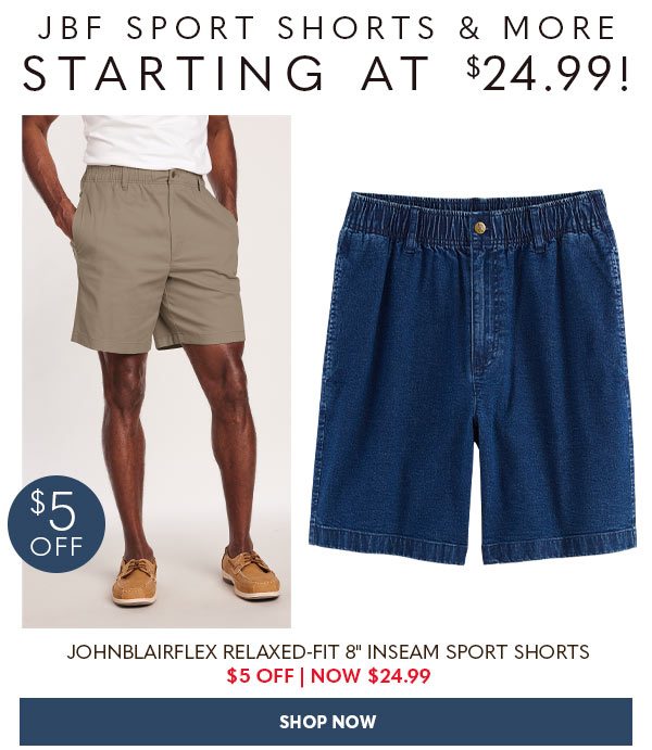 JBF SPORTS SHORTS $5 OFF NOW $24.99 - SHOP MEN'S SHORTS