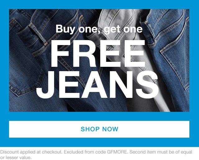 Buy One, Get One Free Jeans