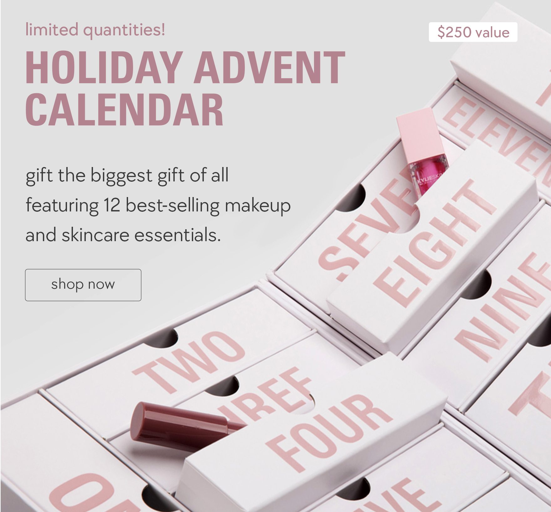 shop our limited-edition holiday advent calendar