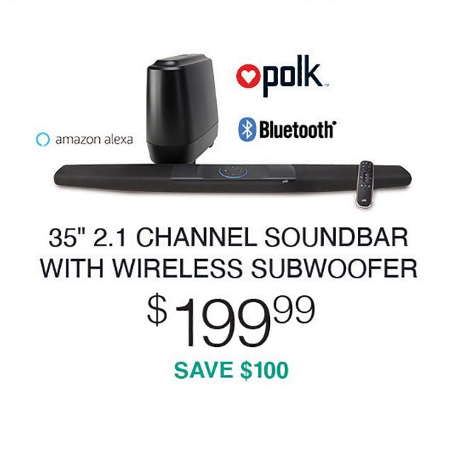 Polk-Soundbar-Subwoofer