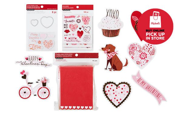 All Valentines Day Card Making Supplies