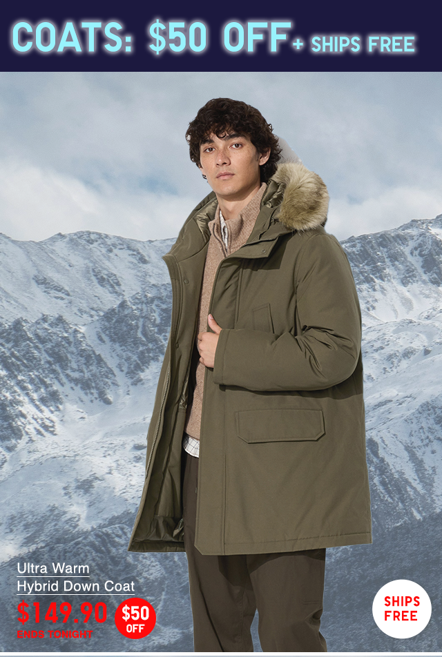 PDP1 - MEN ULTRA WARM HYBRID DOWN COAT