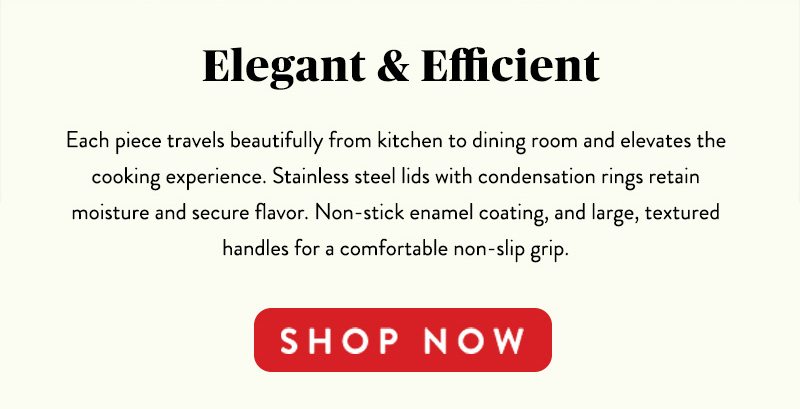 Elegant & Efficient SHOP NOW