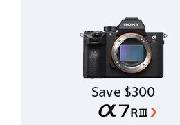 Save $300: Αlpha 7R III