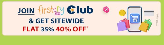 Join FirstCry Club & Get Sitewide FLAT 40% OFF*