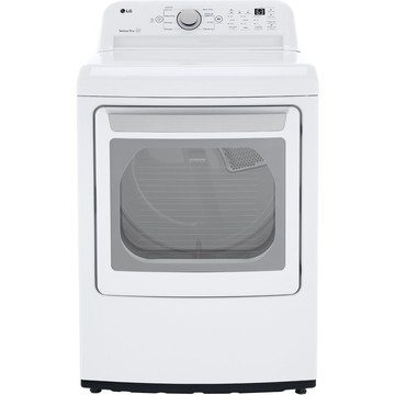 LG Rear Control Electric Dryer - White